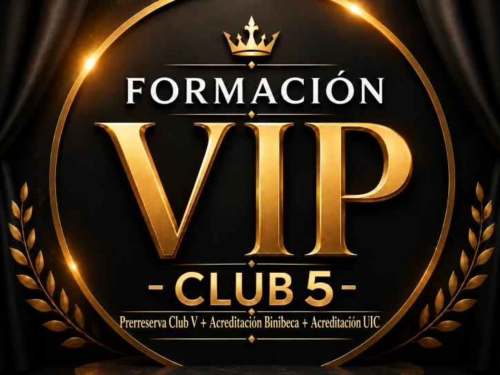 Prerreserva Club V + Acreditación Binibeca + Acreditación UIC